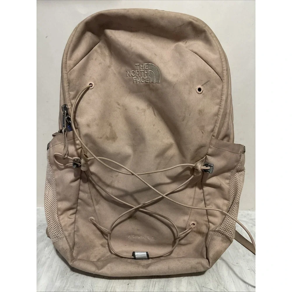 The North Face Womens Jester Backpack Pink Moss Bungee School Bag NF0A3VXG